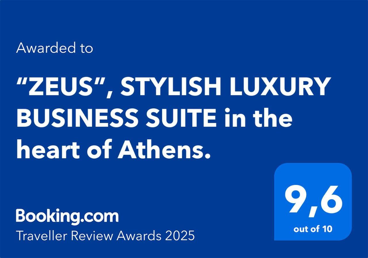 “Zeus”, Stylish Luxury Business Suite In The Heart Of Athens. Exterior foto